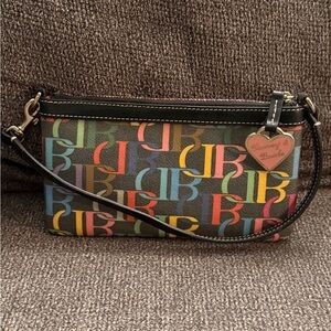 Dooney and Bourke multi DB wristlet
